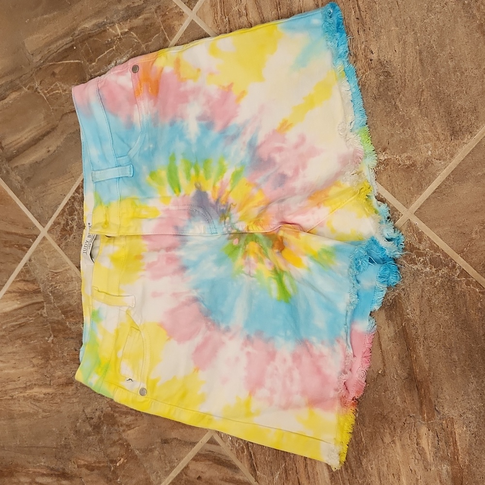 Judy Blue Jean Shorts Tie Dye